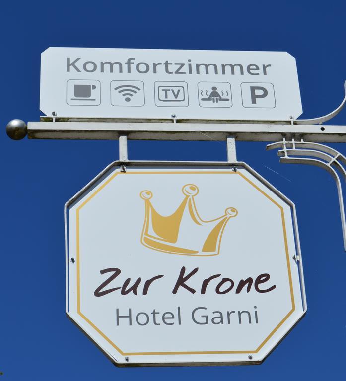 Hotel Garni Und Apartments Zur Krone Hilpoltstein Esterno foto
